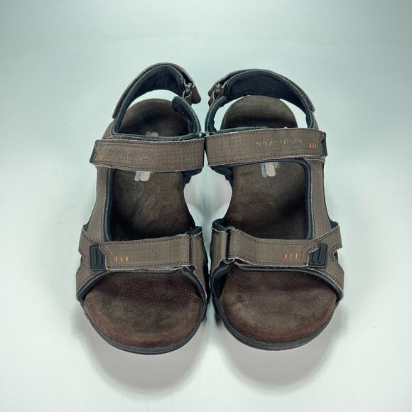 Skechers Relaxed Fit Brown Extra Wide Lightweight Shoes 64487EWW Men’s Size 9 - Picture 3 of 11